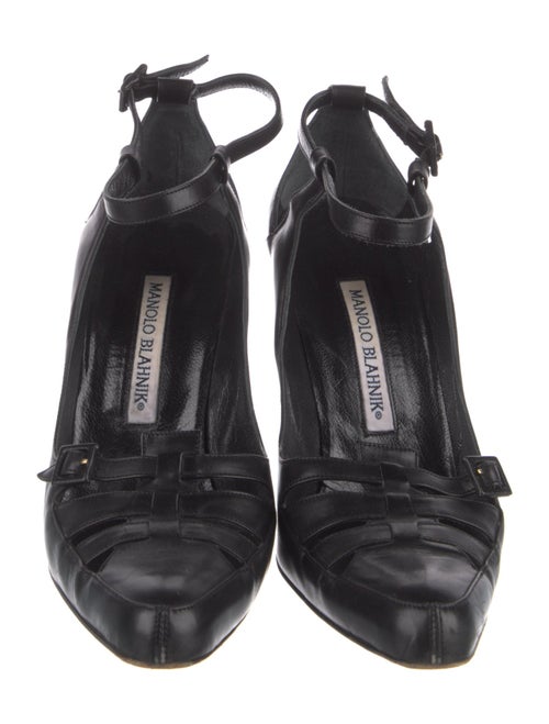 Manolo Blahnik Leather Pumps