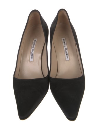 Manolo Blahnik Satin Pumps