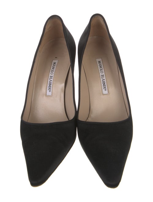 Manolo Blahnik Satin Pumps