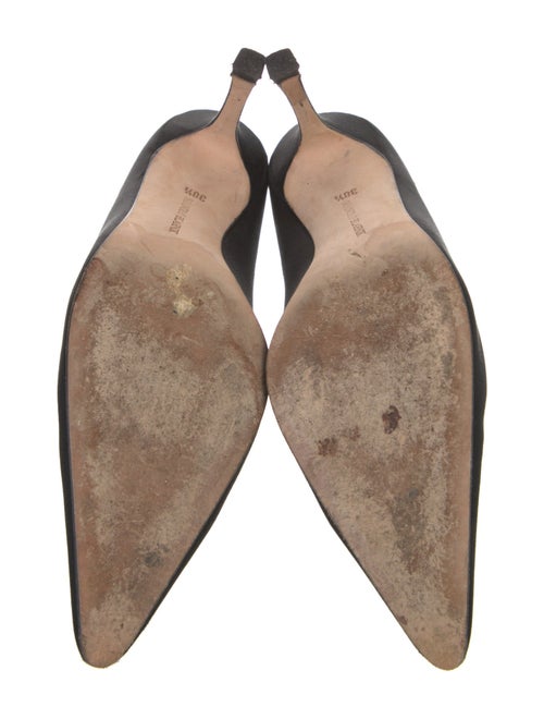 Manolo Blahnik Satin Pumps