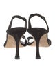 Manolo Blahnik Suede Slingback Sandals