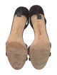 Manolo Blahnik Suede Slingback Sandals