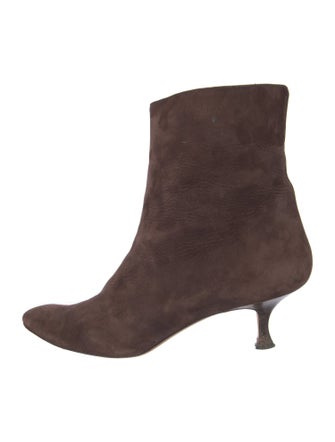 Manolo Blahnik Suede Boots