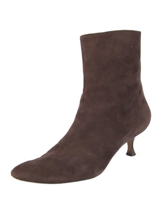 Manolo Blahnik Suede Boots