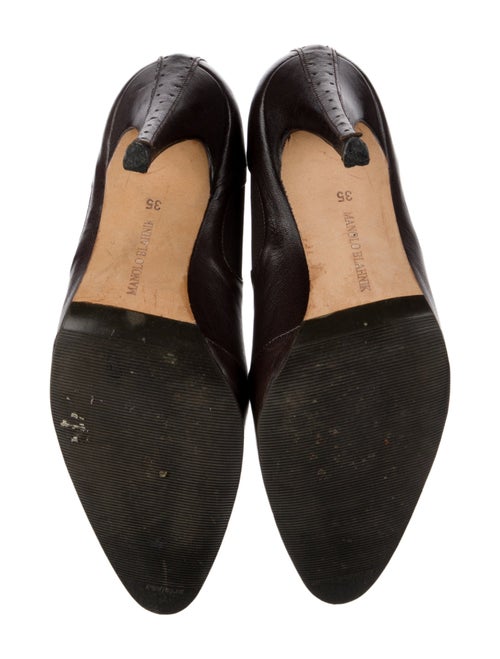 Manolo Blahnik Leather Pumps