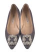 Manolo Blahnik Glitter Glitter Accents Flats