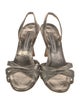 Manolo Blahnik Leather Slingback Sandals