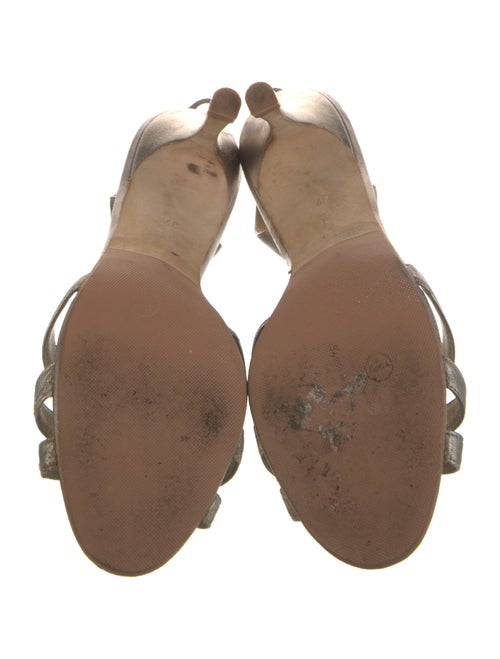 Manolo Blahnik Leather Slingback Sandals