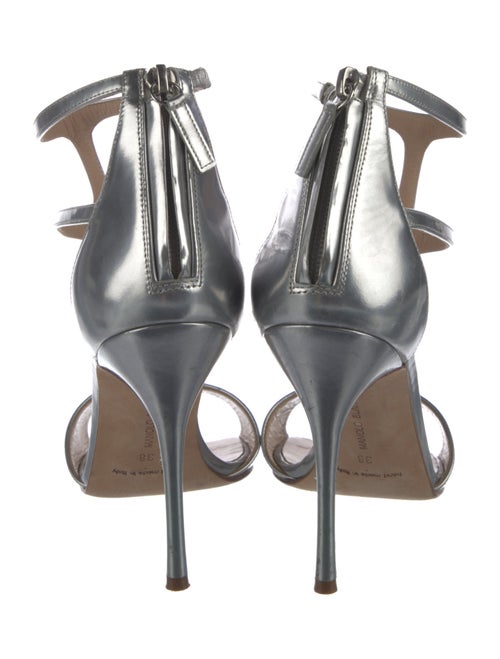 Manolo Blahnik Patent Leather T-Strap Sandals