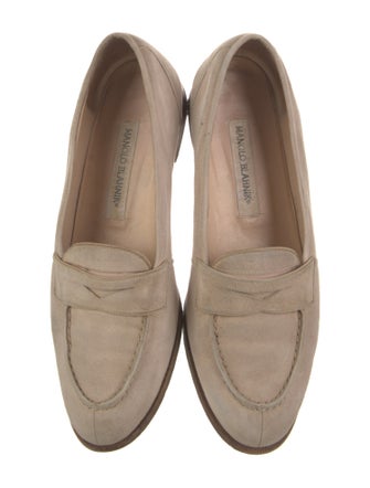 Manolo Blahnik Suede Loafers
