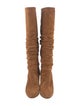 Manolo Blahnik Suede Slouch Boots