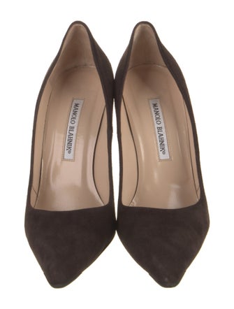 Manolo Blahnik Suede Pumps