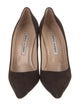 Manolo Blahnik Suede Pumps