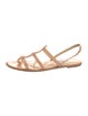 Manolo Blahnik Leather Slingback Sandals