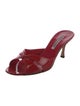 Manolo Blahnik Patent Leather Slides