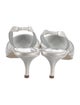 Manolo Blahnik Satin Slingback Pumps
