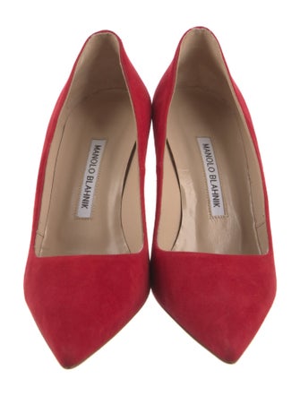 Manolo Blahnik Suede Pumps