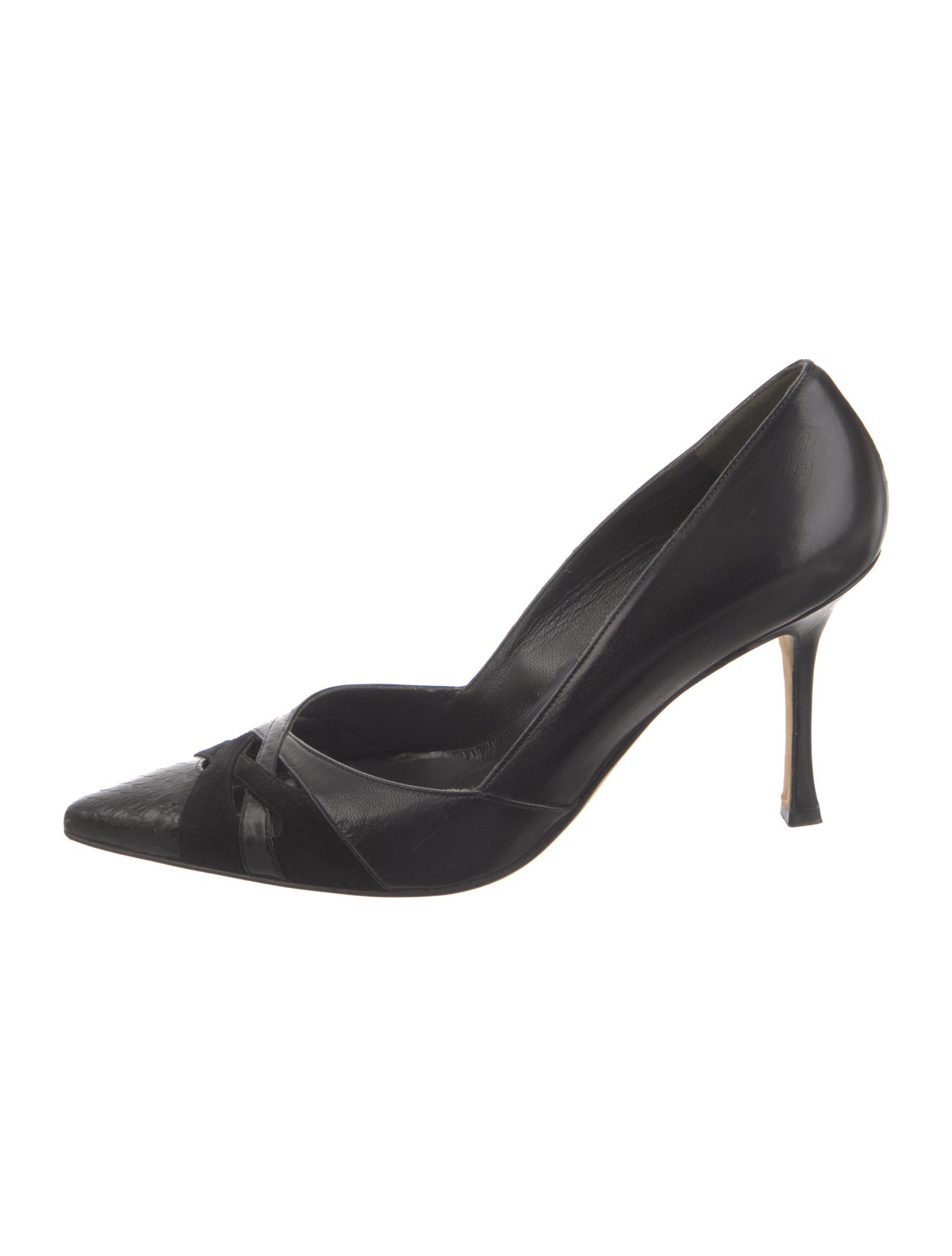 Manolo Blahnik Leather Pumps