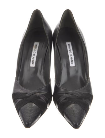 Manolo Blahnik Leather Pumps
