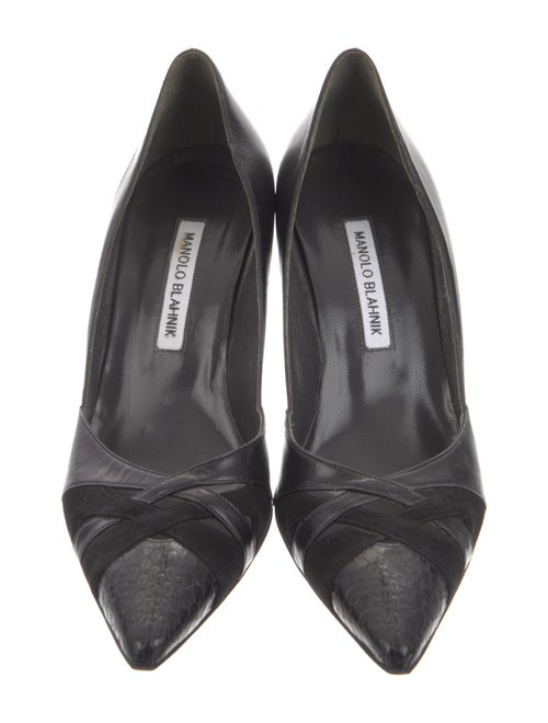 Manolo Blahnik Leather Pumps