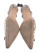 Manolo Blahnik Python Animal Print Slingback Pumps