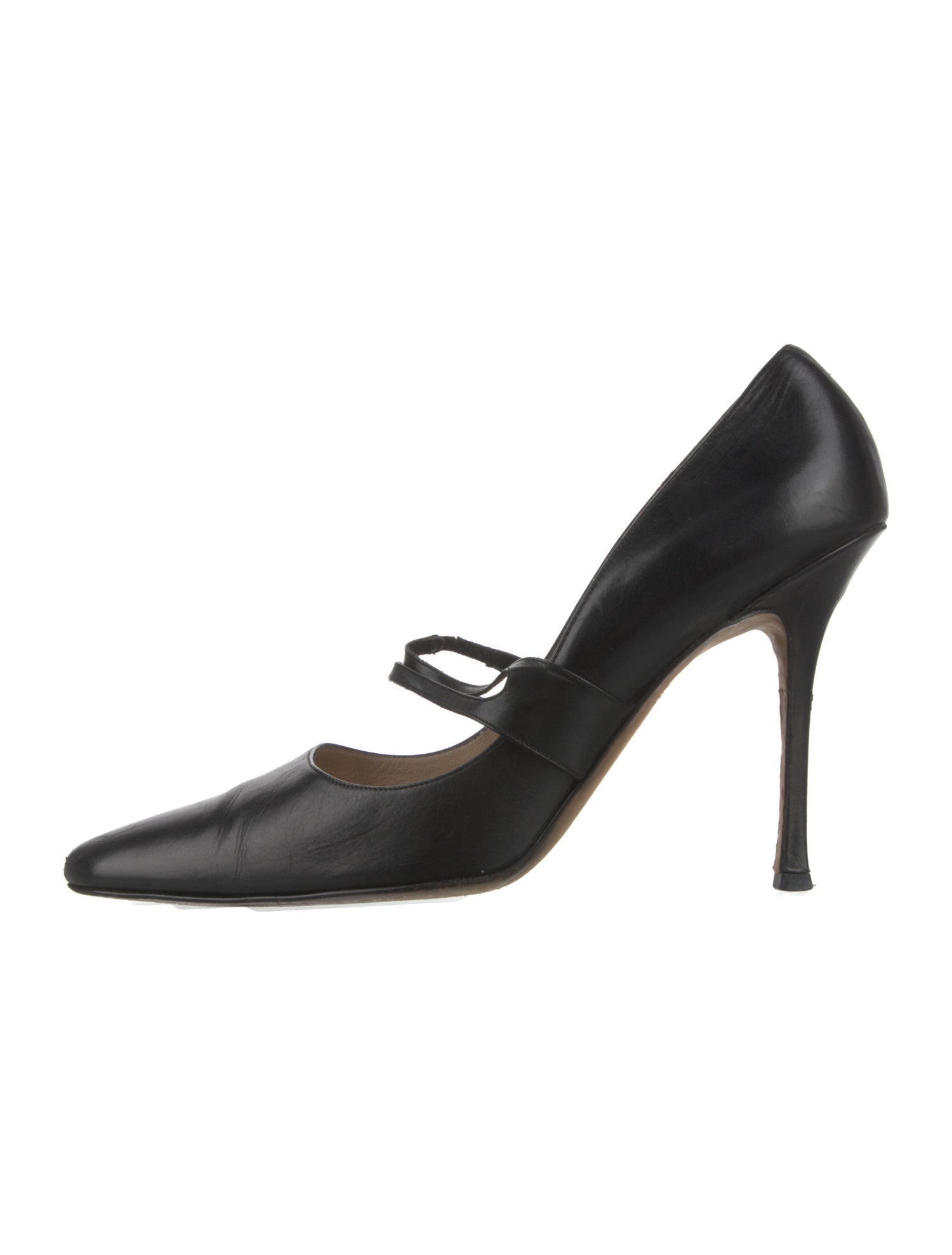 Manolo Blahnik Leather Pumps