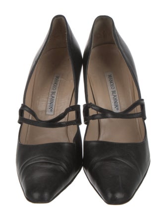 Manolo Blahnik Leather Pumps
