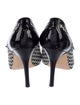 Manolo Blahnik Patent Leather Houndstooth Print Pumps
