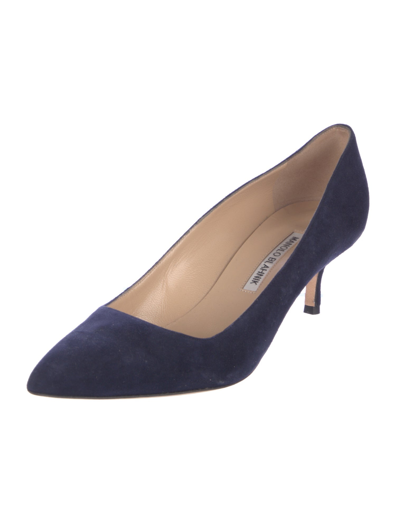 Manolo Blahnik Suede Pumps