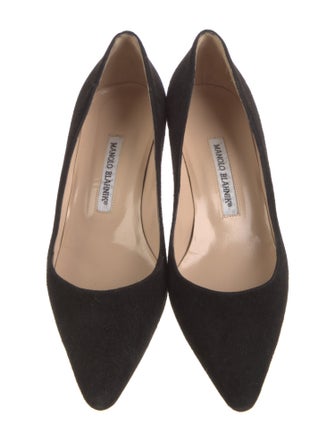 Manolo Blahnik Suede Pumps