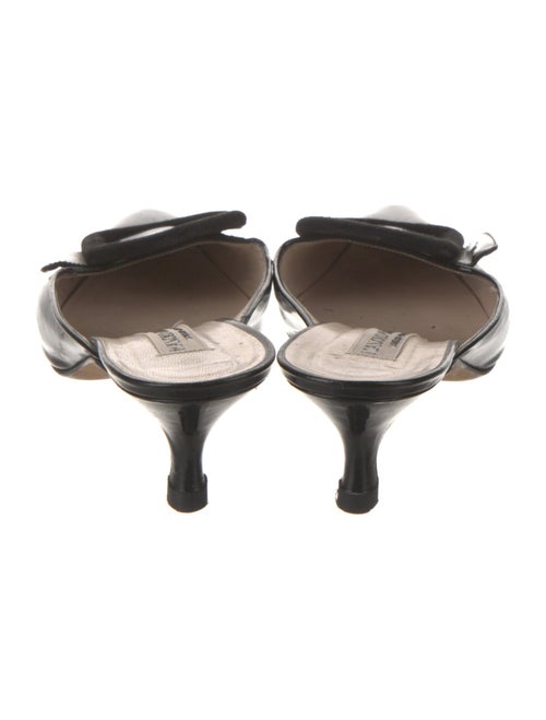 Manolo Blahnik Patent Leather Mules