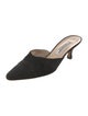 Manolo Blahnik Satin Mules