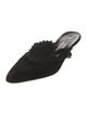 Manolo Blahnik Suede Mules