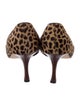 Manolo Blahnik Ponyhair Animal Print Pumps
