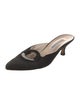 Manolo Blahnik Suede Mules