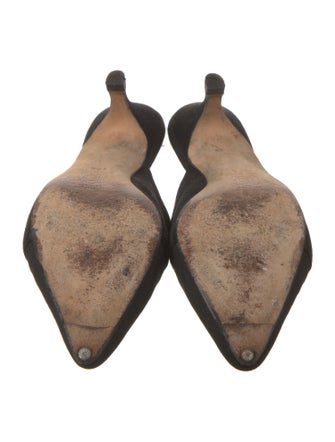 Manolo Blahnik Suede Mules