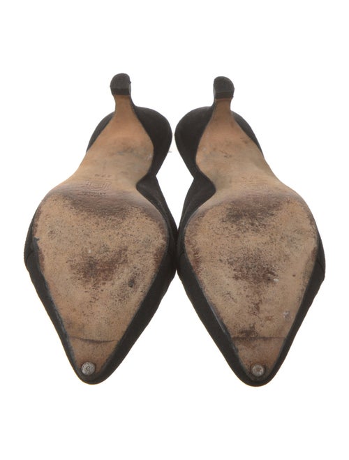 Manolo Blahnik Suede Mules