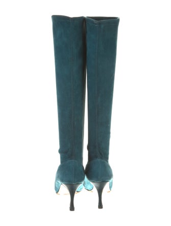 Manolo Blahnik Suede Boots