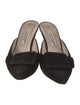 Manolo Blahnik Suede Mules