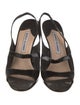 Manolo Blahnik Patent Leather Slingback Sandals