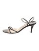 Manolo Blahnik Leather Slingback Sandals