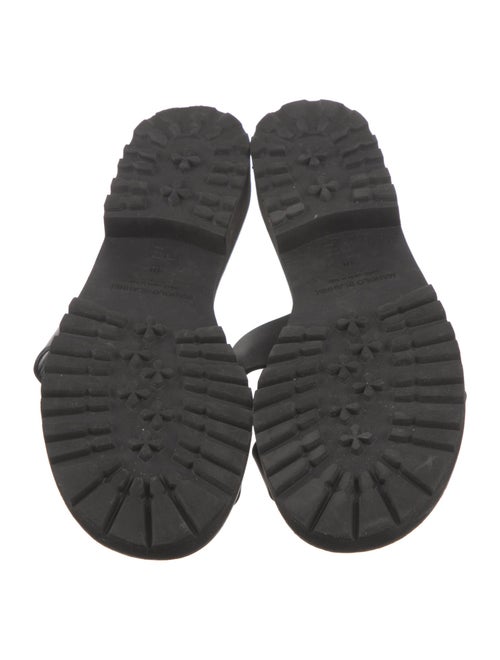 Manolo Blahnik Leather Slides