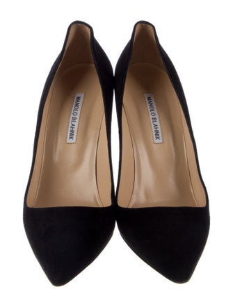 Manolo Blahnik Suede Pumps