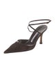 Manolo Blahnik Suede Slingback Pumps