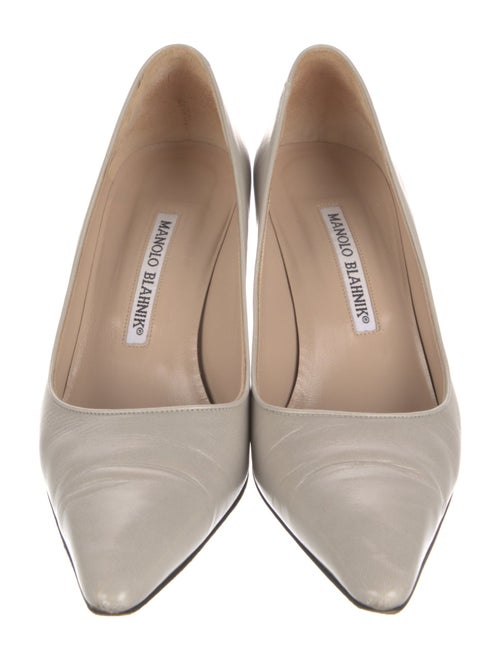 Manolo Blahnik Leather Pumps