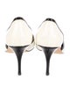 Manolo Blahnik Patent Leather Colorblock Pattern Slingback Pumps