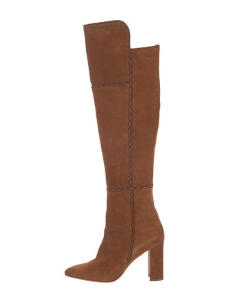 Manolo Blahnik Suede Boots
