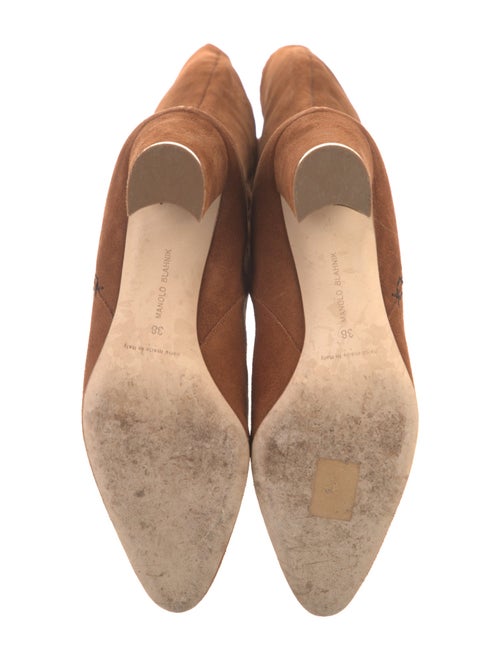 Manolo Blahnik Suede Boots