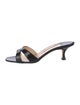Manolo Blahnik Patent Leather Slides