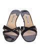 Manolo Blahnik Patent Leather Slides